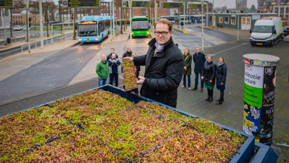 Ook groene abri's in Apeldoorn
