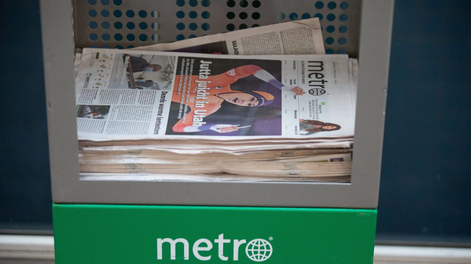 Metro stopt als papieren krant