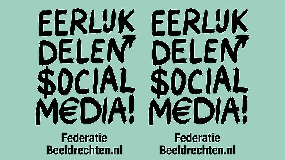 Campagne Federatie Beeldrechten voor eerlijke vergoeding