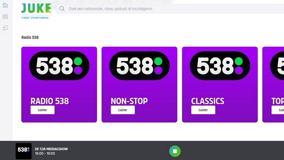 Talpa stopt na zeven jaar met muziekplatform Juke