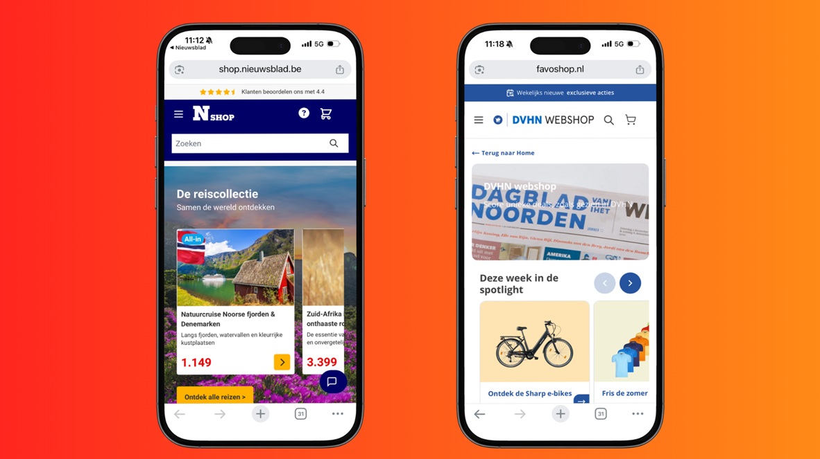 Mediahuis breidt e-commerce uit
