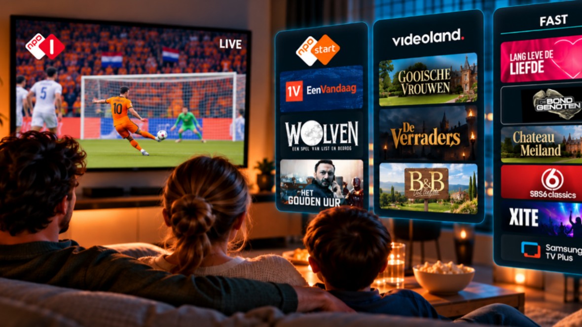 Live tv blijft dominant naast streaming