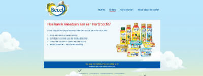 HVMP maakt website voor actie Becel, NTFU en Hartstichting