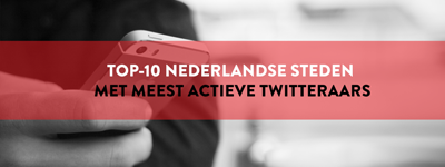 Meest actieve Twitteraars komen uit Amsterdam 