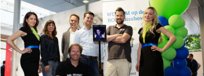 Winkelrobot Peter helpt klanten van BCC