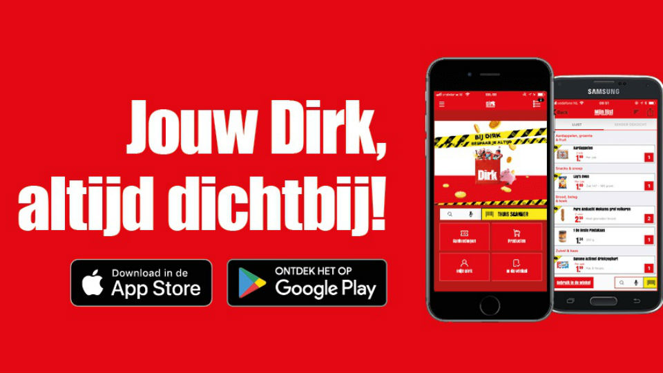 Dirk introduceert eigen app