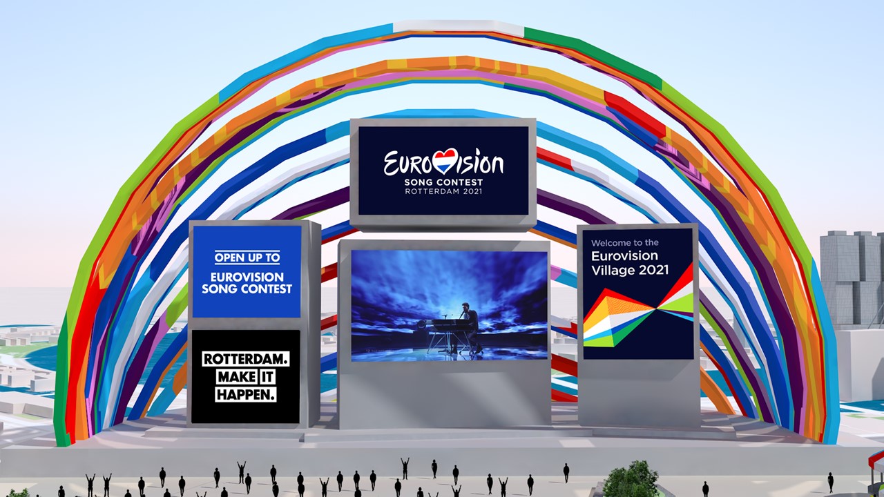 Dept bouwt online Eurovision Village 