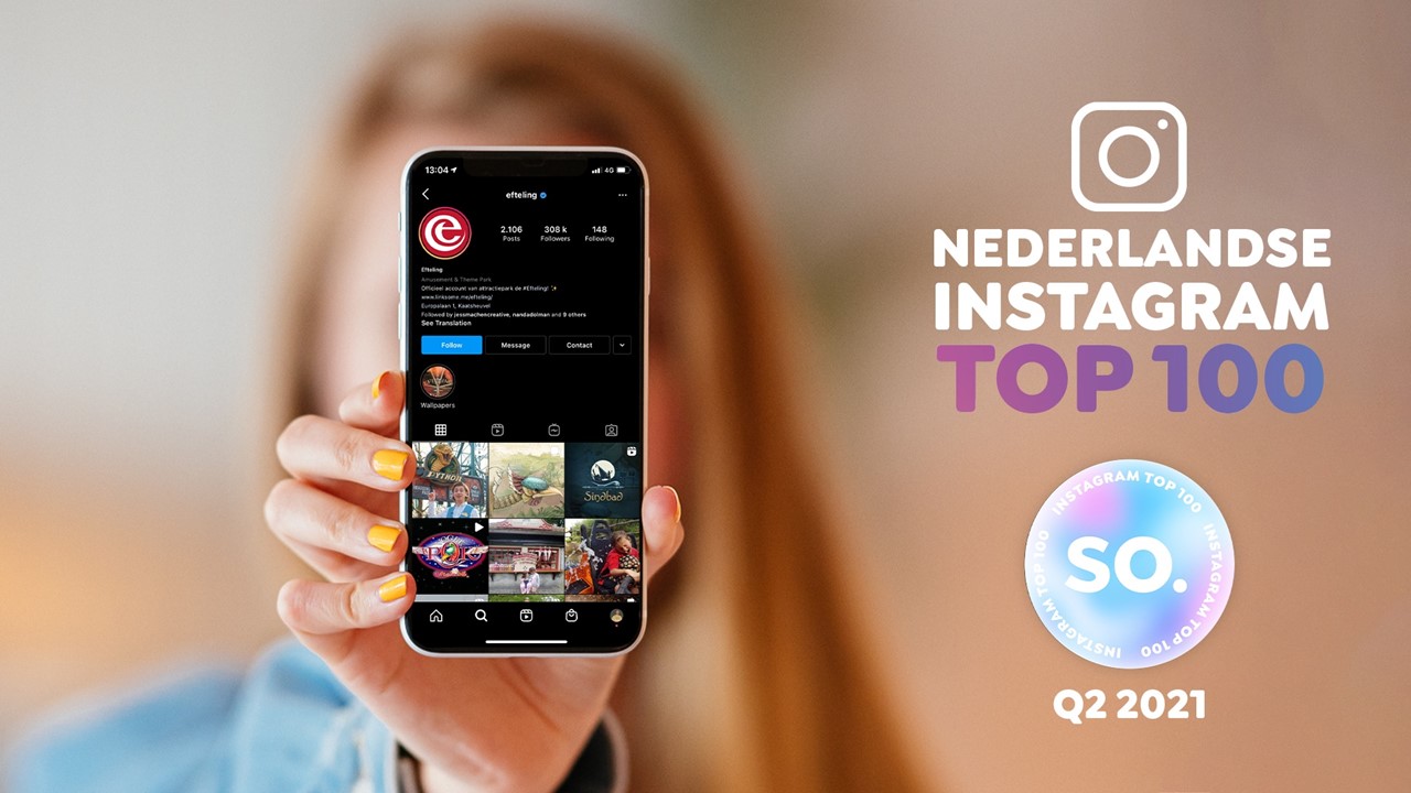 Efteling stoot Bol.com van troon in Instagram Top 100