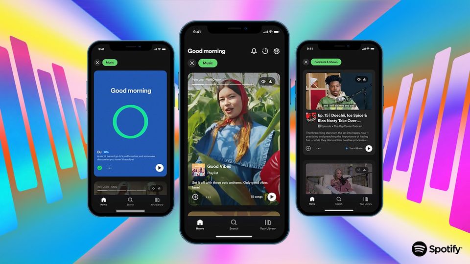 Spotify onthult nieuwe home feed tijdens Stream On 2023