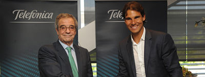 Nadal komende zes jaar ambassadeur van Telefónica