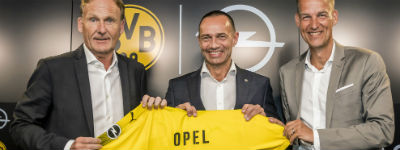 Opel blijft sponsor van Borussia Dortmund en Feyenoord