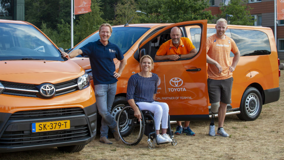 Toyota levert maatwerk voor paralympisch TeamNL