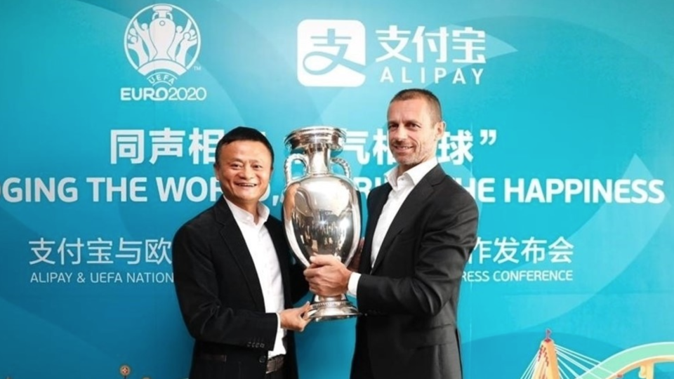 Alipay en Uefa sluiten miljoenendeal