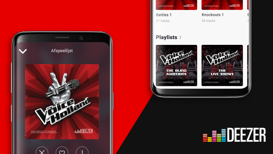 Deezer streaming-partner van The Voice