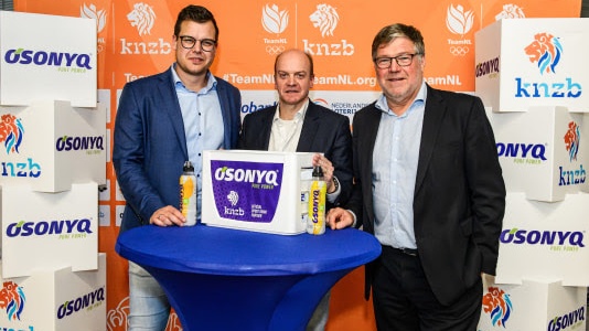 O'sonyq sportdrank-supplier van KNZB