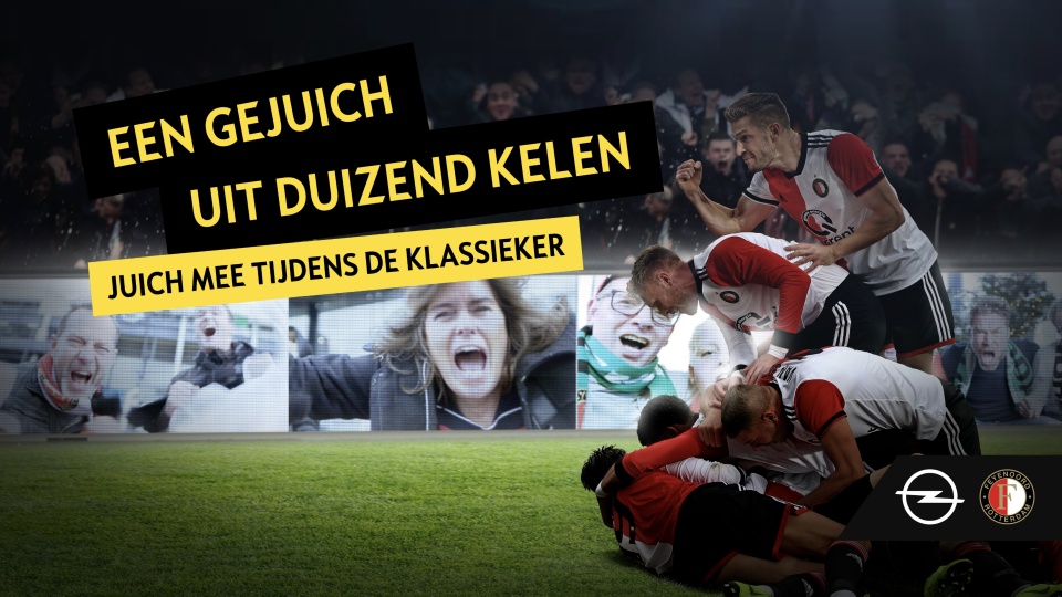 Feyenoord en Opel zoeken juichvideo's voor Klassieker