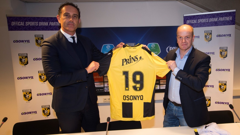 Vitesse sluit deal met sportdrank O'sonyq