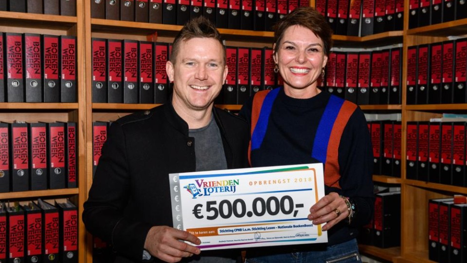 Half miljoen van VriendenLoterij voor BoekenBoost