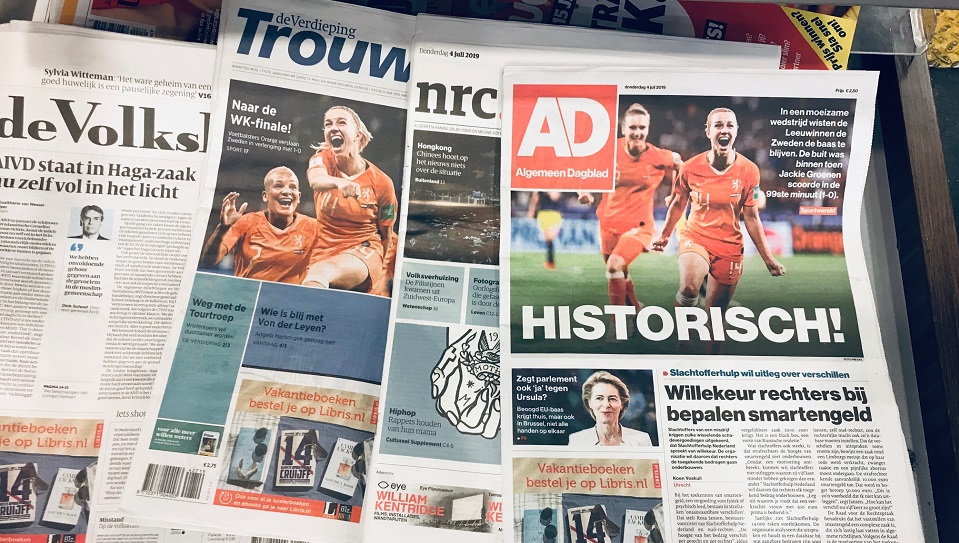 Sponsors profiteren van finaleplaats voetbalvrouwen