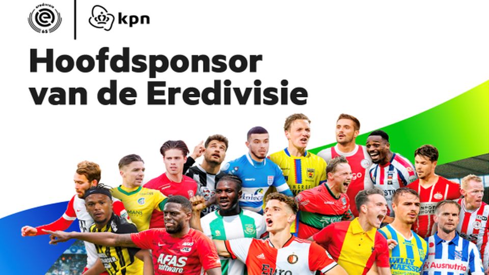 KPN verlengt als hoofdsponsor van de eredivisie