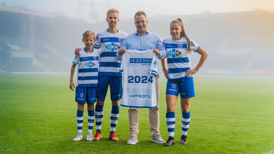 VDK Groep tot medio 2024 hoofdsponsor PEC Zwolle