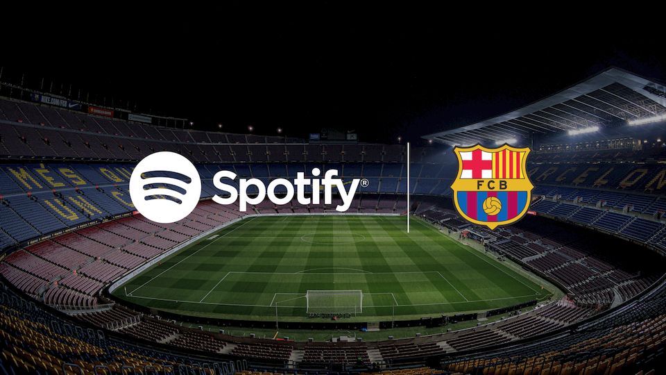 Spotify wordt hoofdpartner van FC Barcelona