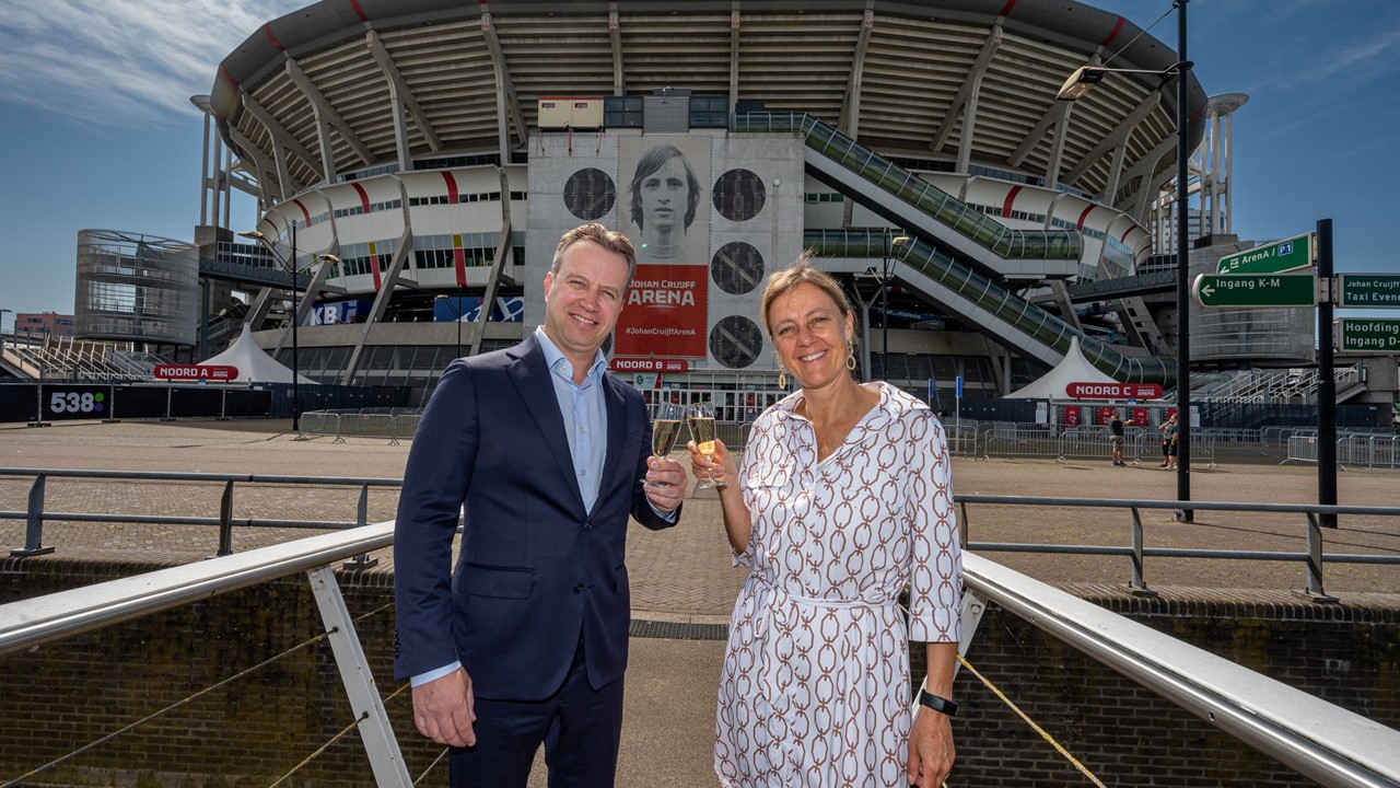 ABN Amro en Johan Cruijff ArenA verlengen partnership  