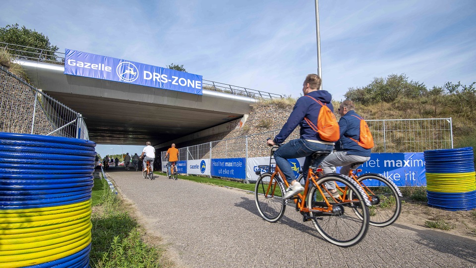 Gazelle komt met DRS-zone in duinen rond GP Nederland