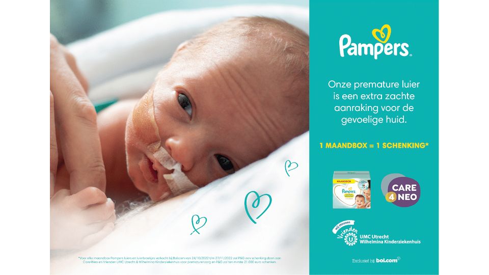 Pampers in actie voor | Sponsoring