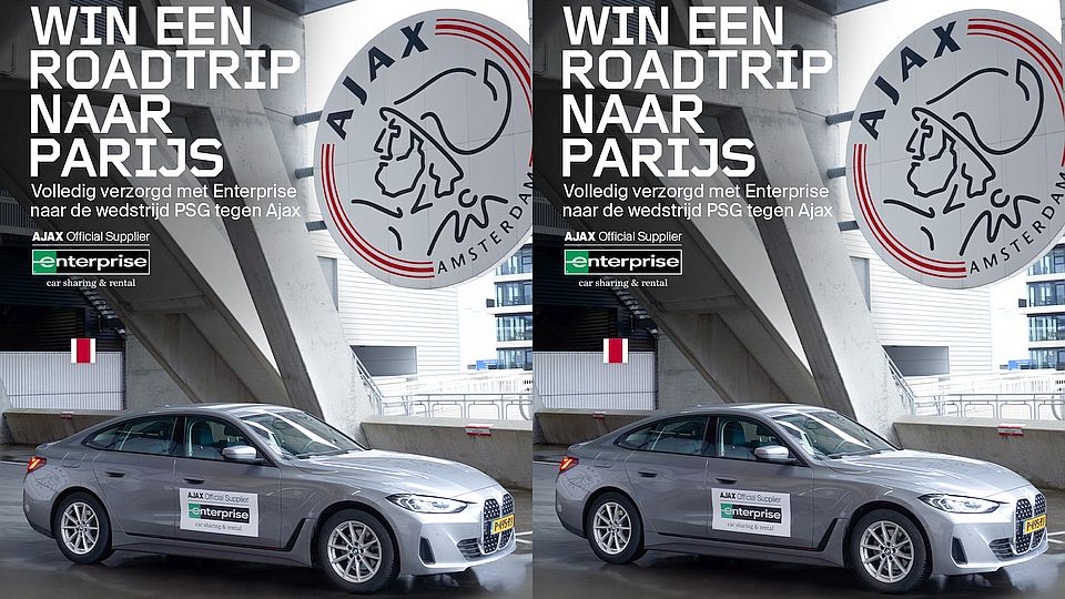 Autoverhuurder Enterprise pakt uit met  Ajax Vrouwen in de Champions League