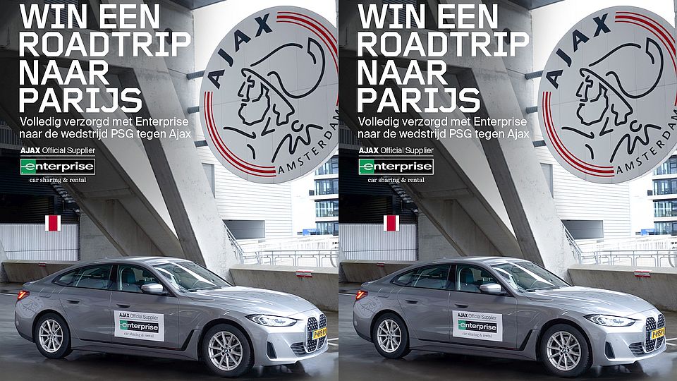 Autoverhuurder Enterprise pakt uit met Ajax Vrouwen in de Champions League