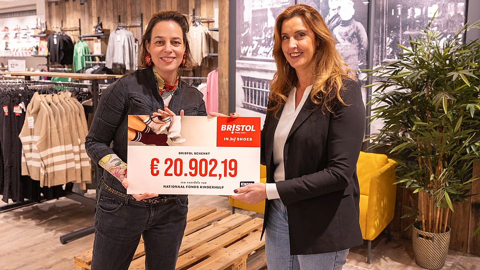 Bristol doneert ruim 20.000 euro aan Nationaal Fonds Kinderhulp