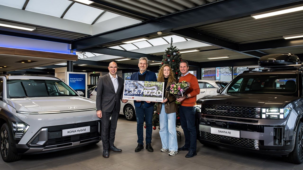 Gehandicaptensport blij met donatie Hyundai