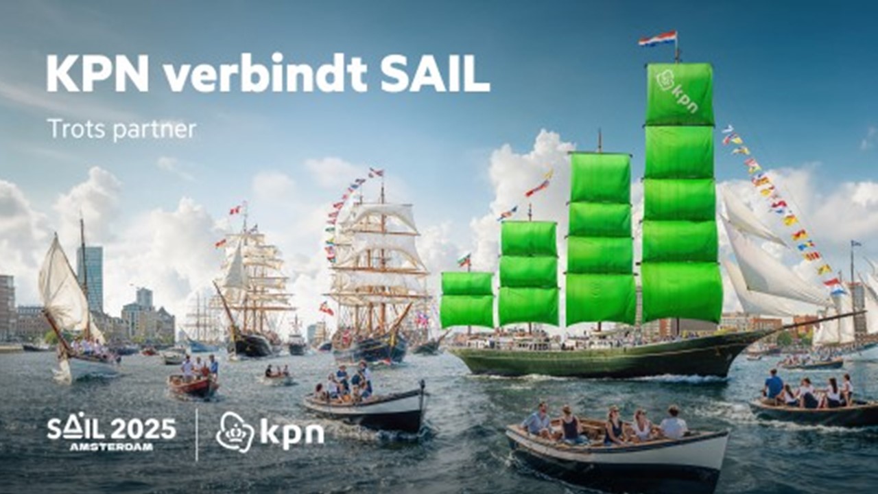 KPN is wederom hoofdsponsor van SAIL 