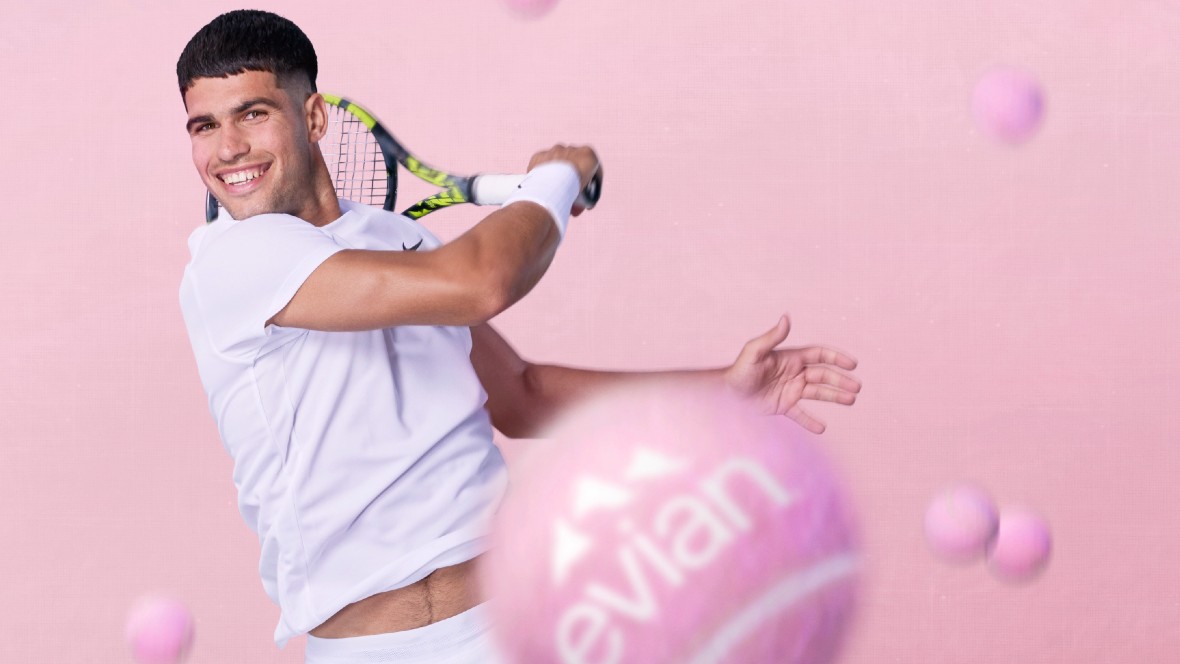 Evian kiest Carlos Alcaraz als nieuw gezicht